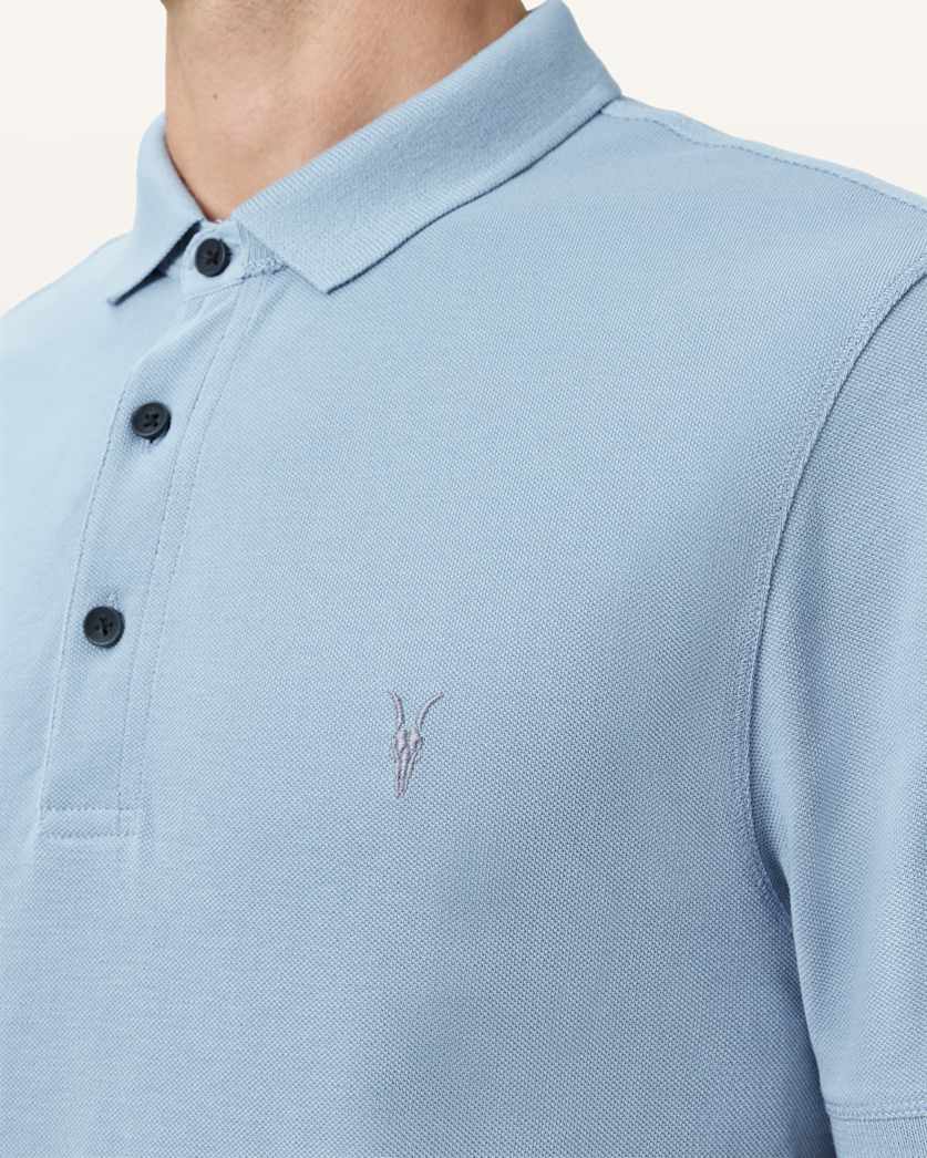 Reform Short Sleeve Polo Shirt SPINEL BLUE | ALLSAINTS